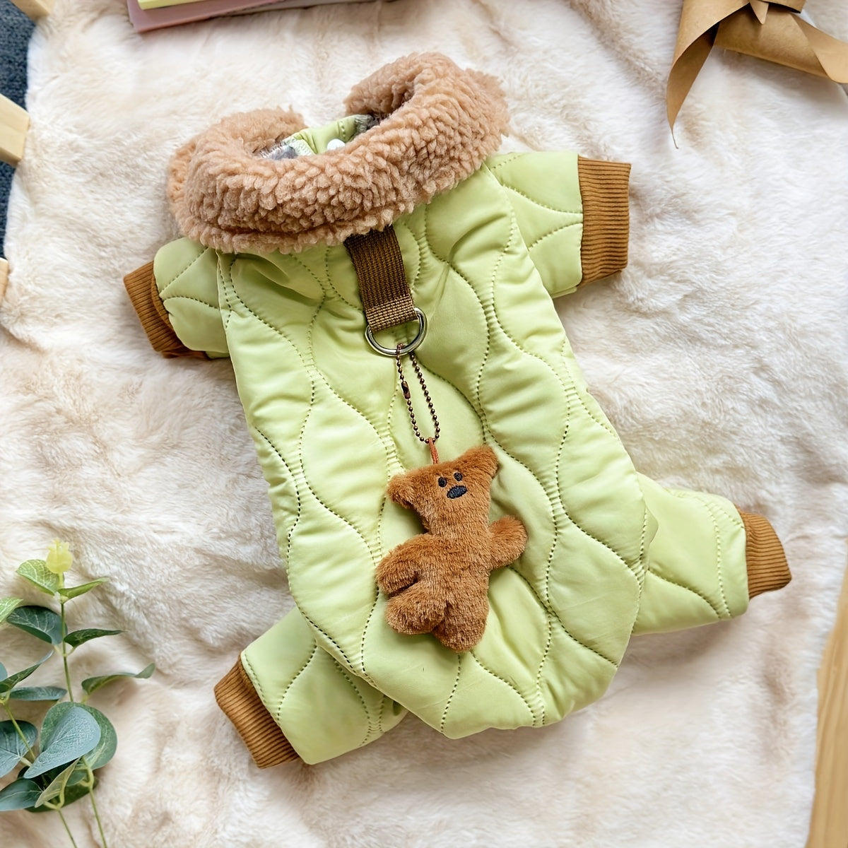 EURO VIBE Winter Dog Coat | Warm Quilted Dog Jumpsuit