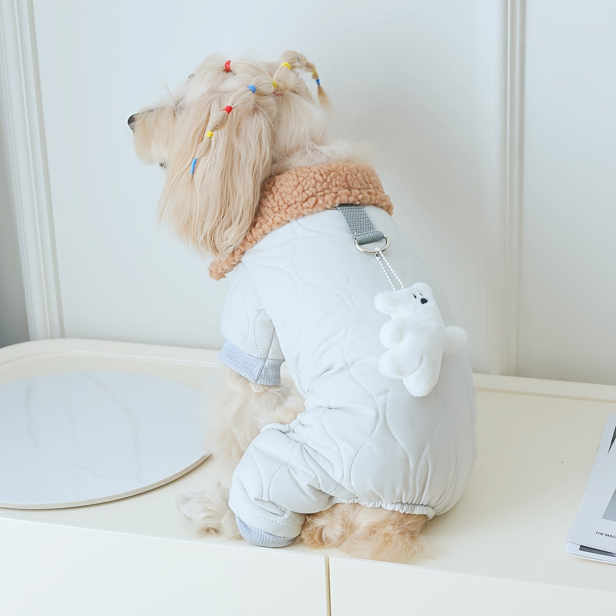 EURO VIBE Winter Dog Coat | Warm Quilted Dog Jumpsuit